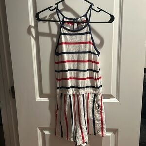 Vineyard Vines Girls Size 10/12 Red, White, and Blue Romper